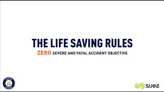 The Life-Saving Rules - SUEZ
