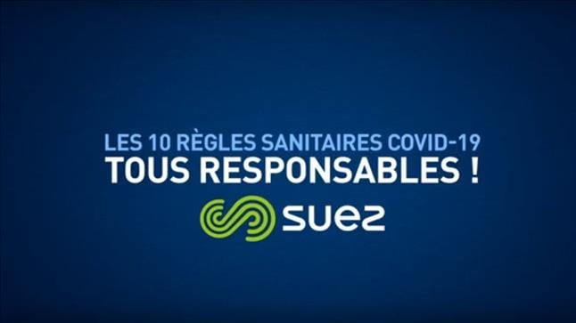 SUEZ - Les 10 règles sanitaires Covid-19