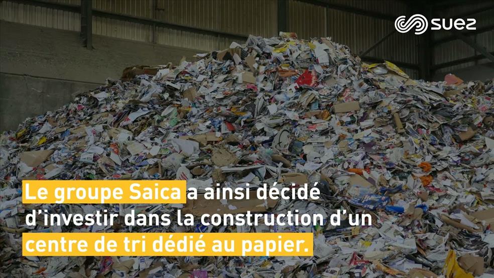 Industrie papetière– Gestion locale et durable de 100 000 tonnes de papier et de carton par an -SUEZ